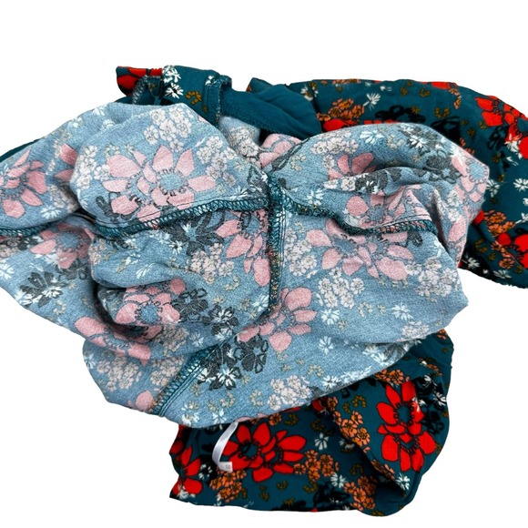 Free People Bell Bottom Pants Womens Size XS Floral Flare Palazzo Boho Hippie - Picture 10 of 14